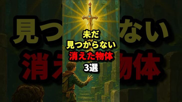 未だ見つからない消えた物体3選　#都市伝説