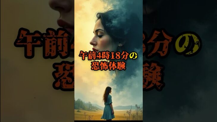 午前4時18分の恐怖体験【 雑学 スピリチュアル 怪談 オカルト 怖い話 】【予告編】