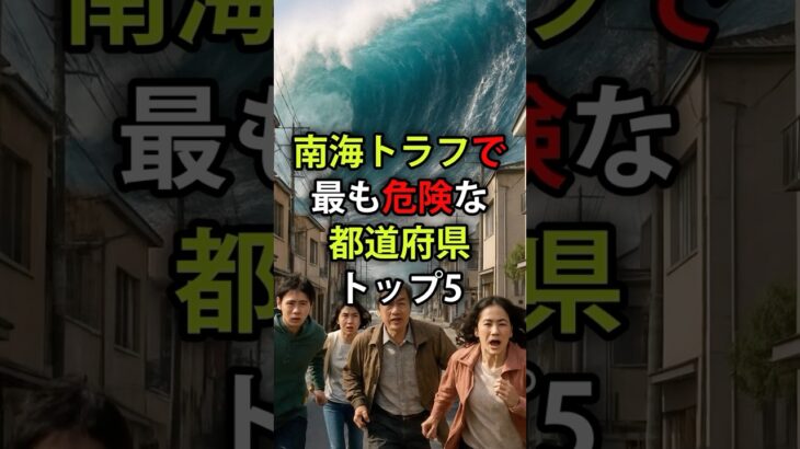 南海トラフで最も危険な都道府県トップ5 #都市伝説 #衝撃の事実 #怖い話 #雑学