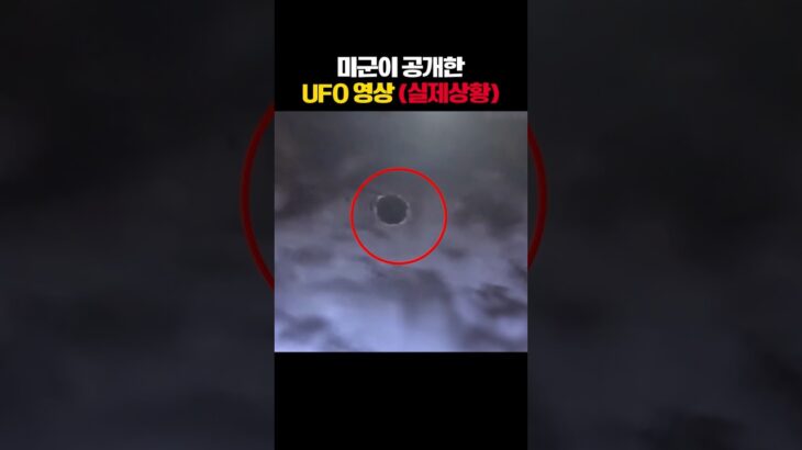 2024年 미군, UFO 찍힌 영상 대공개…”원반이 진짜로 날아다님”