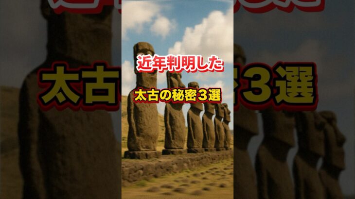 近年判明した太古の秘密３選　#都市伝説 #ミステリー #雑学