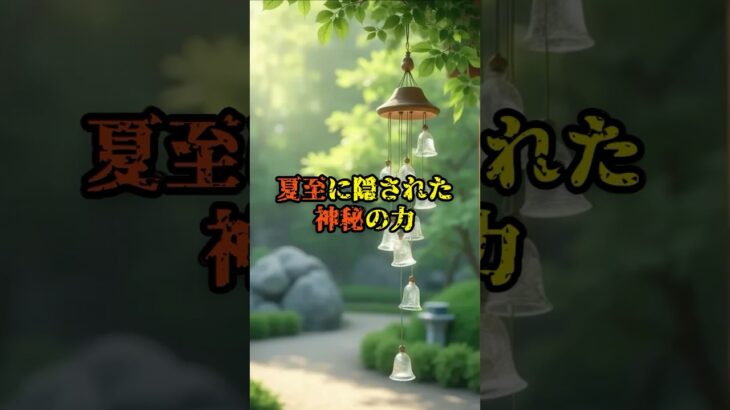 夏至に隠された神秘の力【 雑学 スピリチュアル 怪談 オカルト 怖い話 】【予告編】