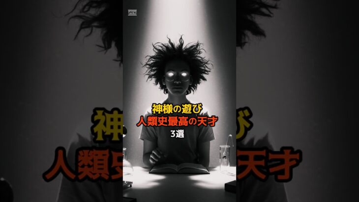神様のあそび人類史最高の天才3選 #都市伝説 #謎 #不思議 #雑学