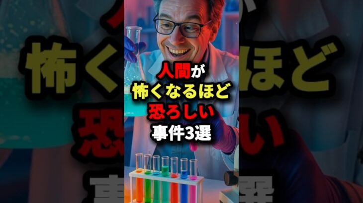 人間が怖くなるほど恐ろしい事件3選　#都市伝説