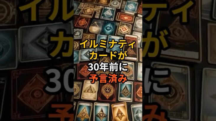 イルミナティカードが30年前に予言済み【 都市伝説 予言 】