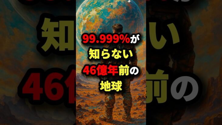 99.999％が知らない46億年前の地球　#都市伝説