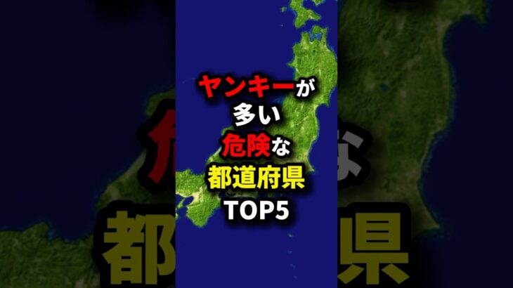 ヤンキーが多い危険な都道府県TOP5【1位はやっぱり…】　#都市伝説