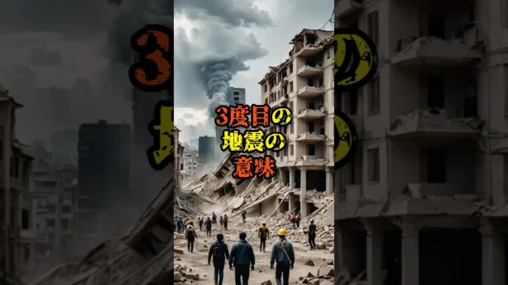 3度目の地震の意味【 雑学 スピリチュアル 怪談 オカルト 怖い話 】【予告編】