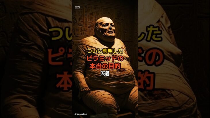 ついに判明したピラミッドの本当の目的3選 #都市伝説 #謎 #不思議 #雑学