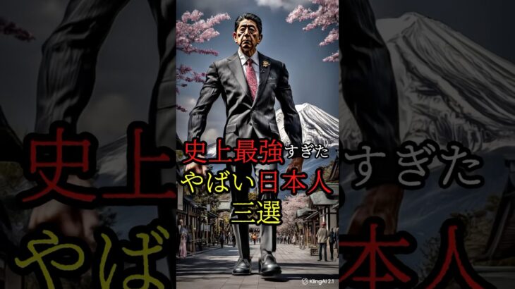 史上最強すぎたヤバすぎる日本人3選 #都市伝説 #雑学 #怖い話 #shorts