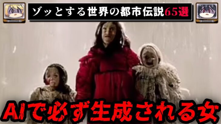 【3時間総集編】ゾッとする世界の都市伝説65選【ゆっくり解説】作業用BGM 睡眠用