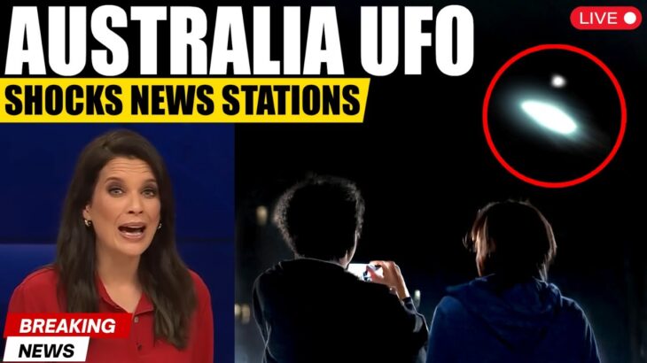 2024年 New UFO Footage in Australia SHOCKS Local News Stations!