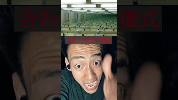 絶対にやってはいけない降霊術 合わせ鏡の儀式 #降霊術 #心霊 #幽霊 #怖い #合わせ鏡 #映像 #恐怖 #閲覧注意 #shorts