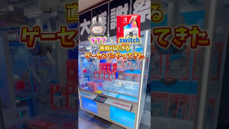 2024年 ラブブとswitchが取れる！？夢のゲーセンに潜入してみた‼️#クレーンゲーム #ゲームセンター #ゲーセン #ゲーム実況 #ufoキャッチャー #clawmachine #ラブブ #labubu