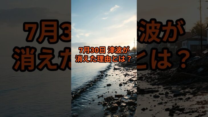 津波が消えた本当の理由【 怪談 予知 スピリチュアル オカルト 日本 】【予告編】