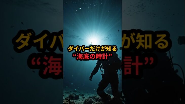 ダイバーだけが知る海底の時計 #都市伝説 #怖い話 #ミステリー #ショート動画