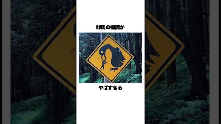 群馬のやばい標識