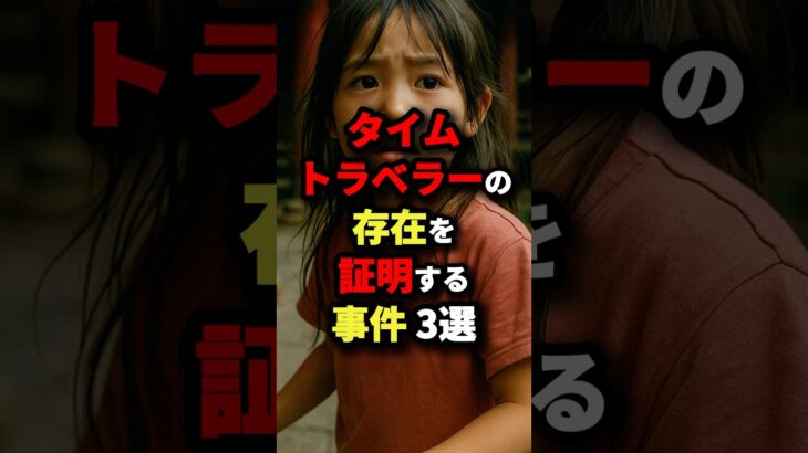 タイムトラベラーの存在を証明する事件3選 #都市伝説