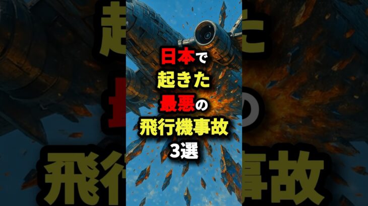 日本で起きた最悪の飛行機事故3選　#都市伝説