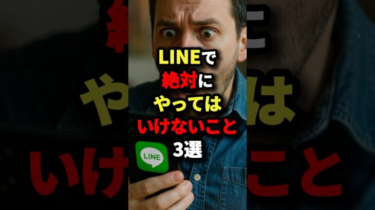 LINEで絶対にやってはいけないこと3選 #都市伝説