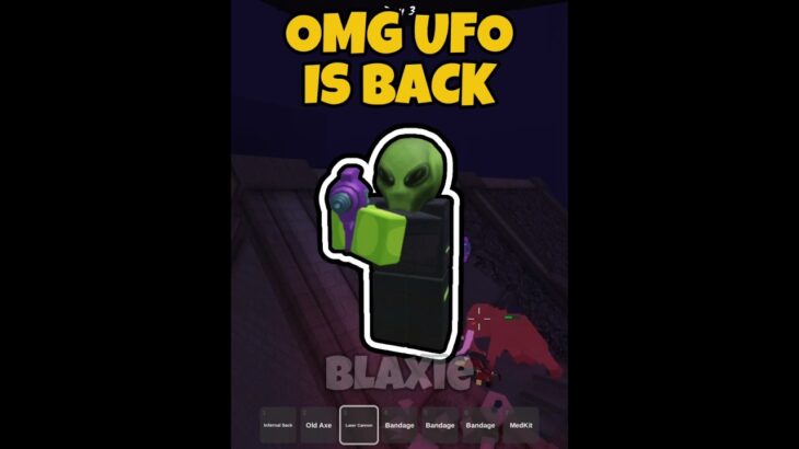 2024年 OMG UFO is back 😱 99 nights in the forest #roblox