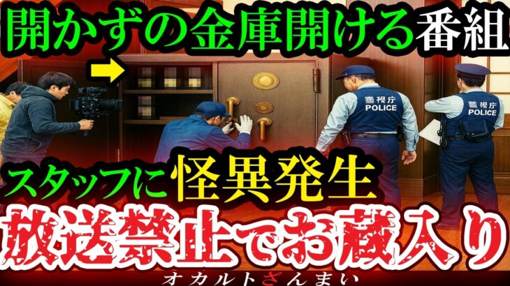 【怖い話】[放送禁止!]『開かずの金庫』を開ける番組撮影中にヤバい事件が起きてお蔵入りになった恐怖のロケ現場…神奈川県で起きた心霊怪奇事件【ゆっくり解説】