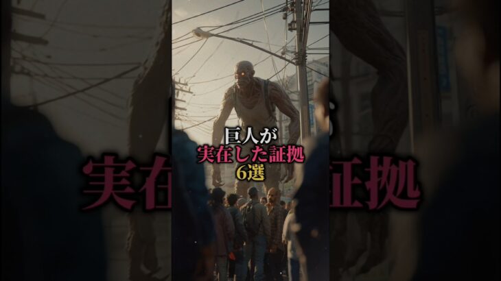 巨人がマジで実在した証拠がコレ #都市伝説 #雑学 #怖い話