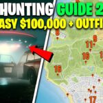 2024年 2025 UFO GUIDE – All Locations – Easy $100,000 + New Outfit | GTA Online Halloween Guide