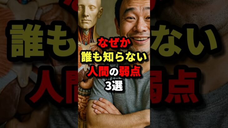 なぜか誰も知らない人間の弱点3選 #都市伝説