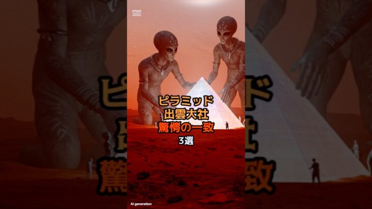 ピラミッドと出雲大社驚愕の一致3選 #都市伝説 #謎 #不思議 #雑学