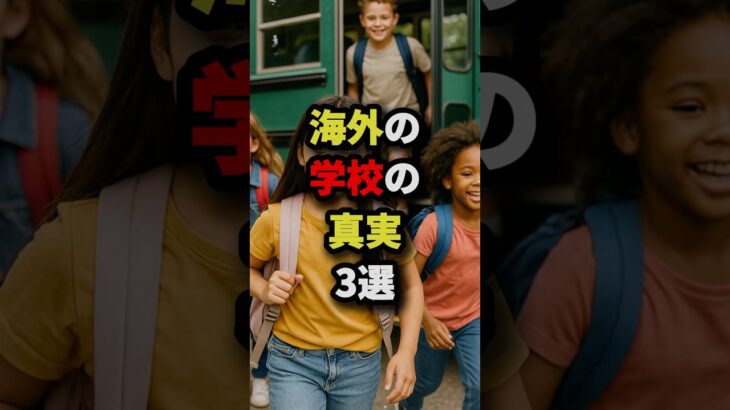海外の学校の真実3選 #都市伝説