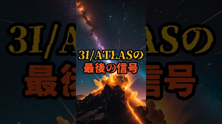3I/ATLASの最後の信号【 都市伝説 予言 予知能力 ミステリー スピリチュアル 】