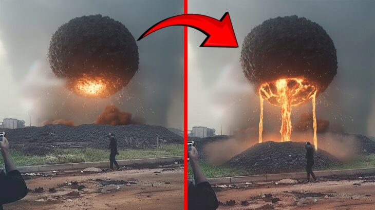 2024年 A UFO Mothership Recently Appeared Dropped Something & Suddenly Vanished!