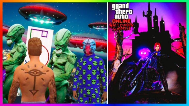 2024年 NEW Halloween Property, UNLOCK Alien Tattoo, FREE Clothing, UFO, GTA 5 DLC 2025 (GTA Online Update)