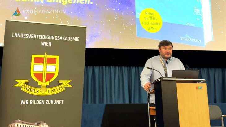 2024年 Robert Fleischers UFO-Vortrag an der Landesverteidigungsakademie Österreichs
