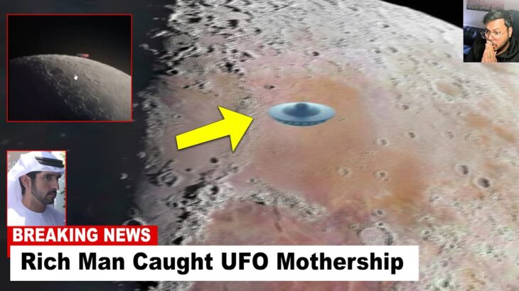 2024年 UFO MOTHERSHIP Caught on MOON‼️😨 RICH MAN Caught with $10M Telescope