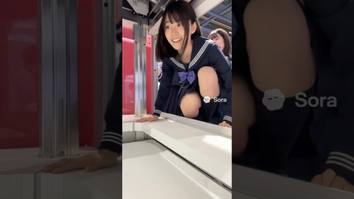 2024年 中入ってみようUFOキャッチャー #クレーンゲーム #UFOキャッチャー #女子高生