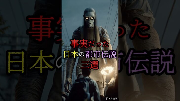 事実だった日本の都市伝説三選 #都市伝説 #日本 #怖い話 #shorts