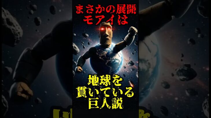 モアイは地球を貫いている巨人説 #都市伝説 #雑学