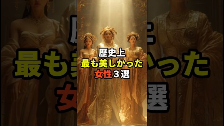 歴史上最も美しかった女性３選 #都市伝説 #美人 #美女 #雑学