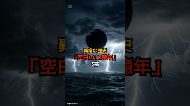 異常な歴史空白の10億年3選 #都市伝説 #謎 #不思議 #雑学