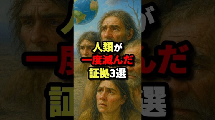 人類が一度滅んだ証拠3選 #都市伝説
