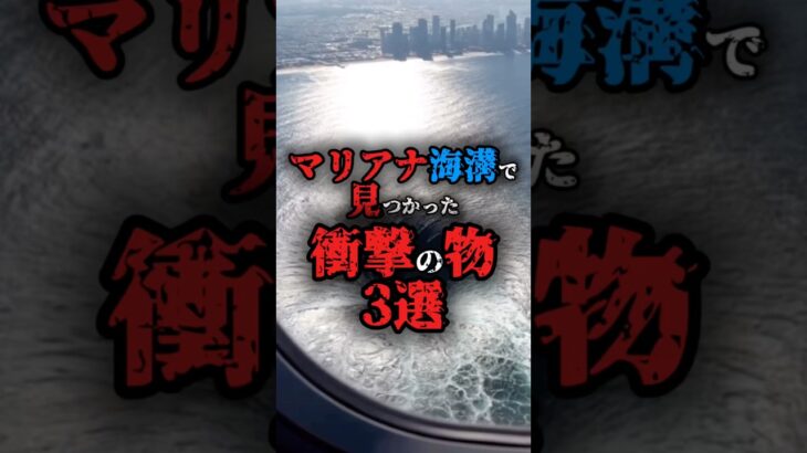 マリアナ海溝で見つかった奇妙な物3選 #都市伝説 #雑学 #豆知識 #知識 #不思議 #fyp