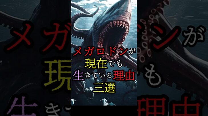 メガロドンが現在でも生きている理由3選 #都市伝説 #雑学 #怖い話 #shorts