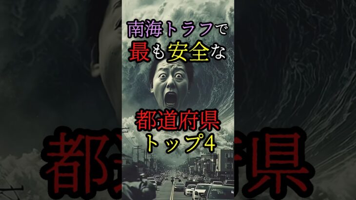 南海トラフで最も安全な都道府県、4選 #都市伝説 #雑学 #怖い話 #shorts