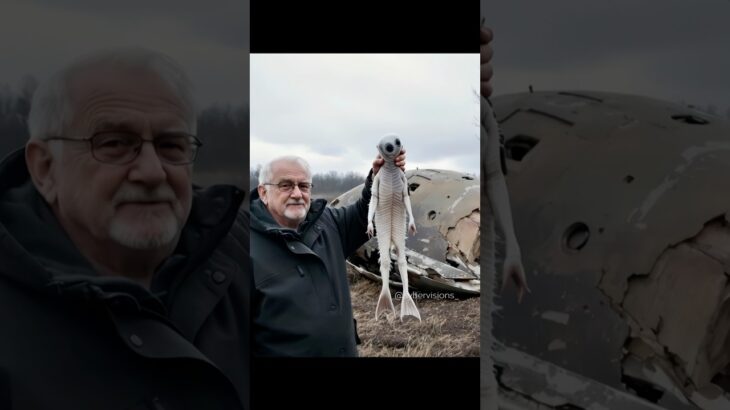 2024年 A Farmer Finds a Strange Alien Body Near a Crashed UFO! #alien #ufo #ufocrash #shorts