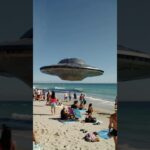 2024年 Chrome UFO Skims the Ocean Like It’s Surfing — Real Beach Footage #ufo #ufos #uap #uaps #ovni