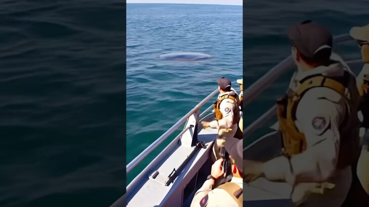 2024年 Leaked footage of a UFO seen rising from the ocean during a navy operation! Breaking news!