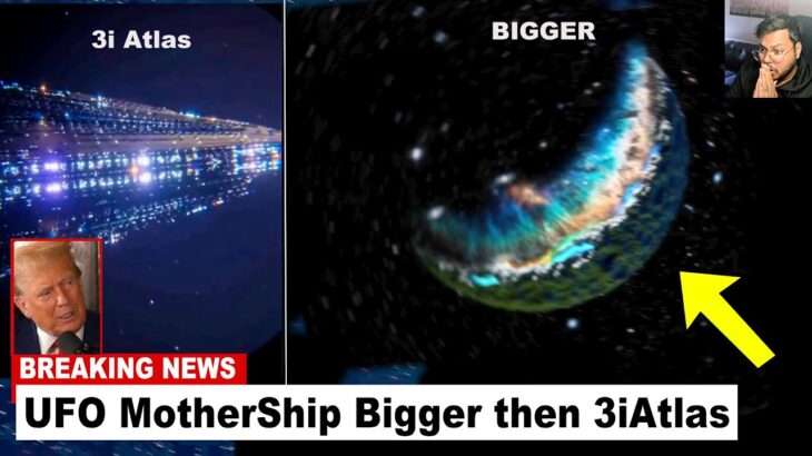 2024年 MASSIVE UFO MOTHERSHIP Bigger then 3IATLAS‼️😨 UFO Sightings 2025