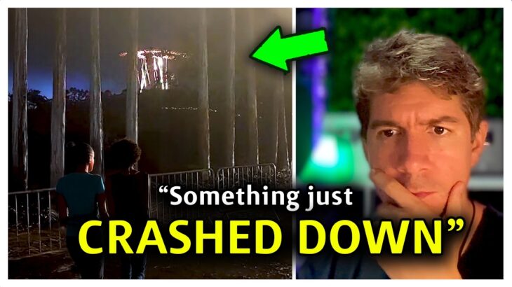 2024年 Man Records “Alien” Object Crashing Down, And Things Get Crazy